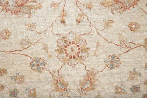 Chobi Beige Hand Knotted 57 X 710 Area Rug 700-147299 Image 4