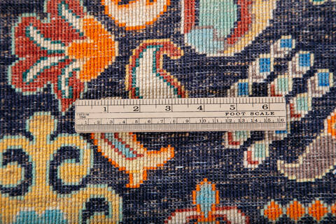 Chobi Black Hand Knotted 57 X 76 Area Rug 700-147301 Image 7