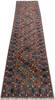 Chobi Brown Runner Hand Knotted 27 X 112 Area Rug 700-147302 Thumb 1
