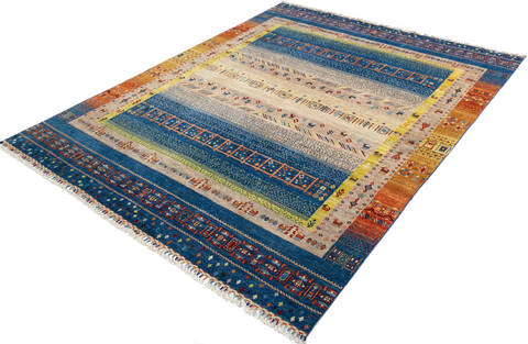 Chobi Multicolor Hand Knotted 710 X 99 Area Rug 700-147305 Image 2