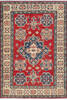 Kazak Red Hand Knotted 36 X 51  Area Rug 700-147307 Thumb 0