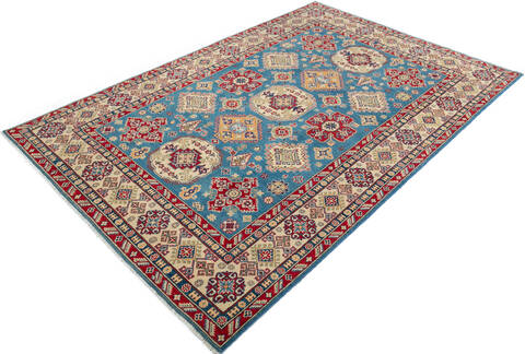 Kazak Blue Hand Knotted 66 X 911 Area Rug 700-147308 Image 2