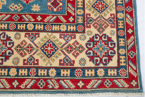 Kazak Blue Hand Knotted 66 X 911 Area Rug 700-147308 Image 3