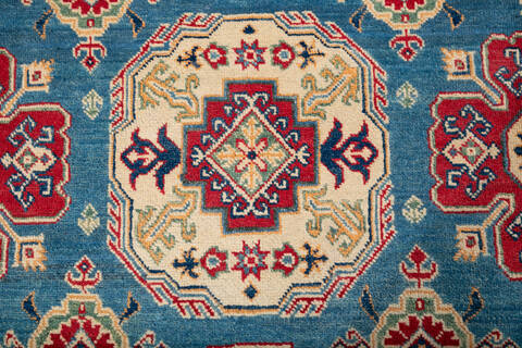 Kazak Blue Hand Knotted 66 X 911 Area Rug 700-147308 Image 5