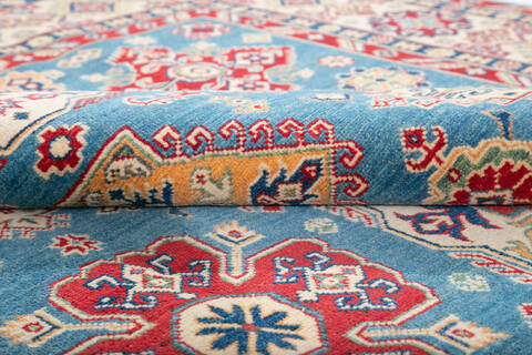 Kazak Blue Hand Knotted 66 X 911 Area Rug 700-147308 Image 6