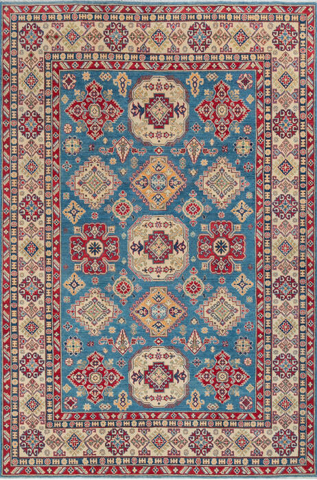 Kazak Blue Hand Knotted 66 X 911 Area Rug 700-147308 Image 0