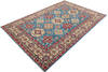 Kazak Blue Hand Knotted 66 X 911 Area Rug 700-147308 Thumb 2