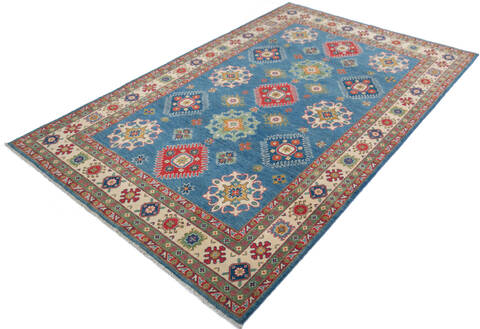 Kazak Blue Hand Knotted 67 X 102 Area Rug 700-147310 Image 2