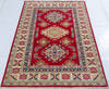 Kazak Red Hand Knotted 33 X 411  Area Rug 700-147311 Thumb 1
