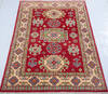 Kazak Red Hand Knotted 33 X 411 Area Rug 700-147313 Thumb 1