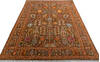 Chobi Brown Hand Knotted 810 X 119  Area Rug 700-147314 Thumb 1