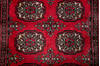 Bokhara Red Runner Hand Knotted 27 X 100 Area Rug 700-147318 Thumb 4