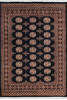 Bokhara Black Hand Knotted 49 X 68  Area Rug 700-147320 Thumb 0
