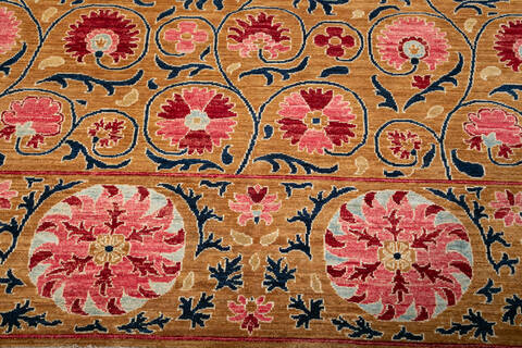 Chobi Brown Hand Knotted 710 X 97 Area Rug 700-147323 Image 5