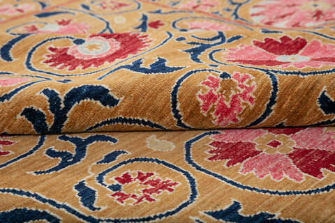 Chobi Brown Hand Knotted 710 X 97 Area Rug 700-147323 Image 7