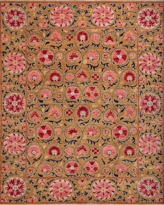 Chobi Brown Hand Knotted 710 X 97 Area Rug 700-147323 Image 0