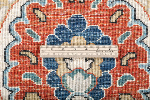 Chobi White Hand Knotted 710 X 99 Area Rug 700-147324 Image 7