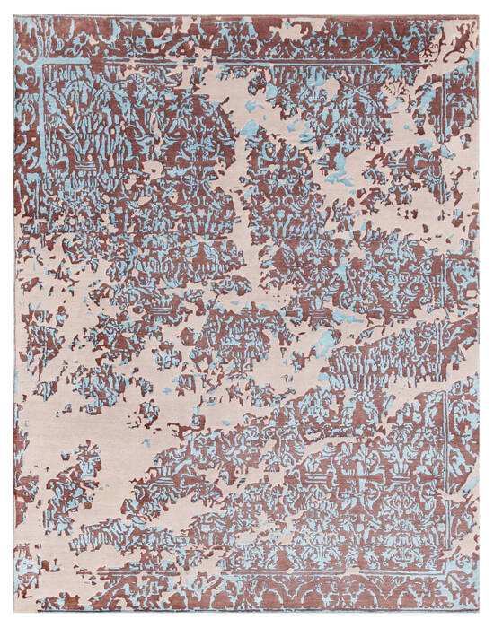 Modern Brown Hand Knotted 80 X 100 Area Rug 902-147326 Image 2