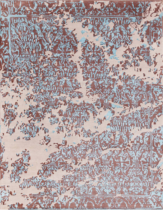 Modern Brown Hand Knotted 80 X 100 Area Rug 902-147326 Image 0