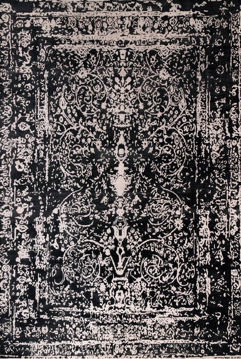 Modern Grey Hand Knotted 82 X 114 Area Rug 902-147329 Image 0