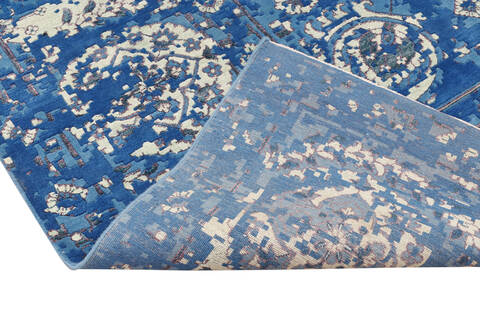 Modern Blue Hand Knotted 80 X 100 Area Rug 902-147330 Image 4