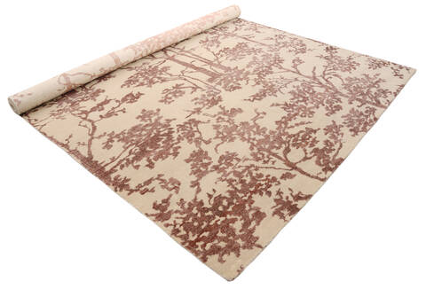 Modern Multicolor Hand Knotted 80 X 100 Area Rug 902-147335 Image 3