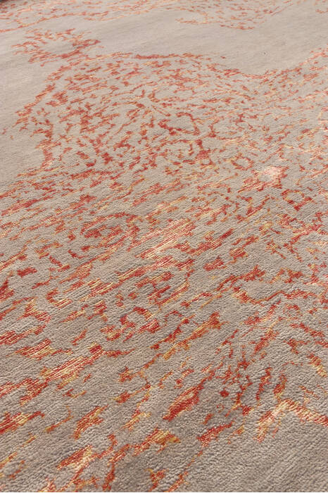 Modern Multicolor Round Hand Knotted 100 X 100 Area Rug 902-147341 Image 3