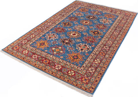 Kazak Blue Hand Knotted 64 X 810 Area Rug 700-147342 Image 2