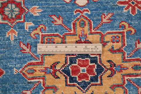 Kazak Blue Hand Knotted 64 X 810 Area Rug 700-147342 Image 6