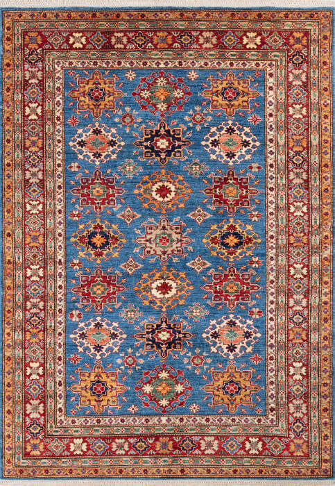 Kazak Blue Hand Knotted 64 X 810 Area Rug 700-147342 Image 0