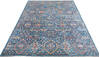 Chobi Blue Hand Knotted 810 X 118 Area Rug 700-147347 Thumb 1