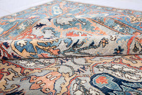 Chobi Grey Hand Knotted 80 X 911 Area Rug 700-147349 Image 6