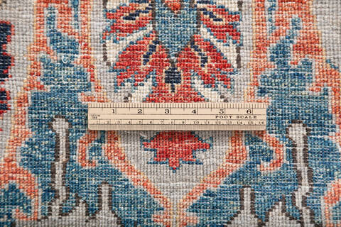 Chobi Grey Hand Knotted 80 X 911 Area Rug 700-147349 Image 7