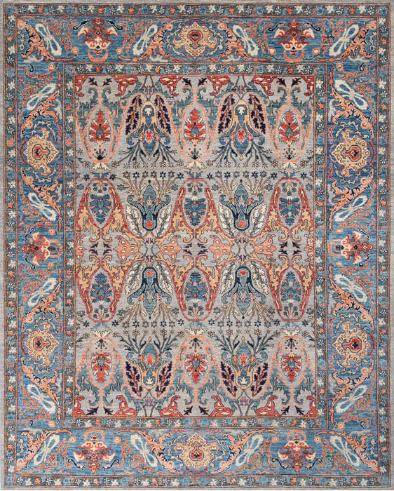 Chobi Grey Hand Knotted 80 X 911 Area Rug 700-147349 Image 0