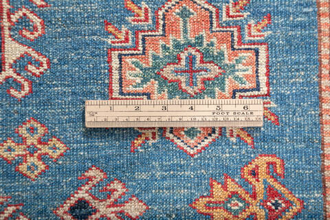 Kazak Blue Hand Knotted 50 X 69 Area Rug 700-147351 Image 7
