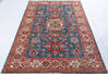 Kazak Blue Hand Knotted 50 X 69  Area Rug 700-147351 Thumb 1