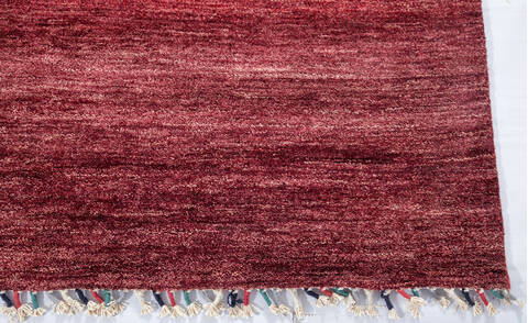 Gabbeh Red Hand Knotted 82 X 115 Area Rug 700-147353 Image 3