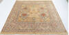 Gabbeh Beige Square Hand Knotted 60 X 60  Area Rug 700-147354 Thumb 1