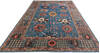 Chobi Blue Hand Knotted 910 X 138  Area Rug 700-147355 Thumb 1