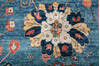 Chobi Blue Hand Knotted 910 X 138  Area Rug 700-147355 Thumb 4