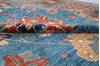 Chobi Blue Hand Knotted 910 X 138 Area Rug 700-147355 Thumb 7