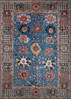 Chobi Blue Hand Knotted 910 X 138  Area Rug 700-147355 Thumb 0