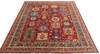 Chobi Red Hand Knotted 80 X 102  Area Rug 700-147357 Thumb 1