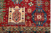 Chobi Red Hand Knotted 80 X 102  Area Rug 700-147357 Thumb 3