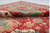 Chobi Red Hand Knotted 80 X 102 Area Rug 700-147357 Thumb 5