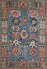 Chobi Blue Hand Knotted 510 X 88  Area Rug 700-147359 Thumb 0