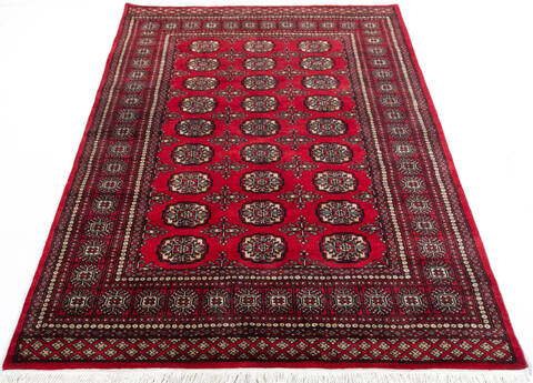 Bokhara Red Hand Knotted 48 X 65 Area Rug 700-147366 Image 1