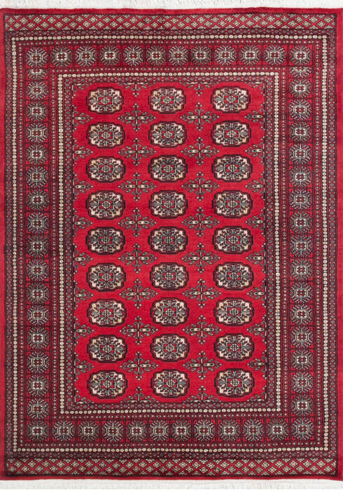 Bokhara Red Hand Knotted 48 X 65 Area Rug 700-147366 Image 0