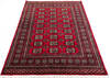 Bokhara Red Hand Knotted 48 X 65  Area Rug 700-147366 Thumb 1