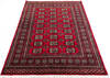 Bokhara Red Hand Knotted 48 X 65 Area Rug 700-147366 Thumb 1